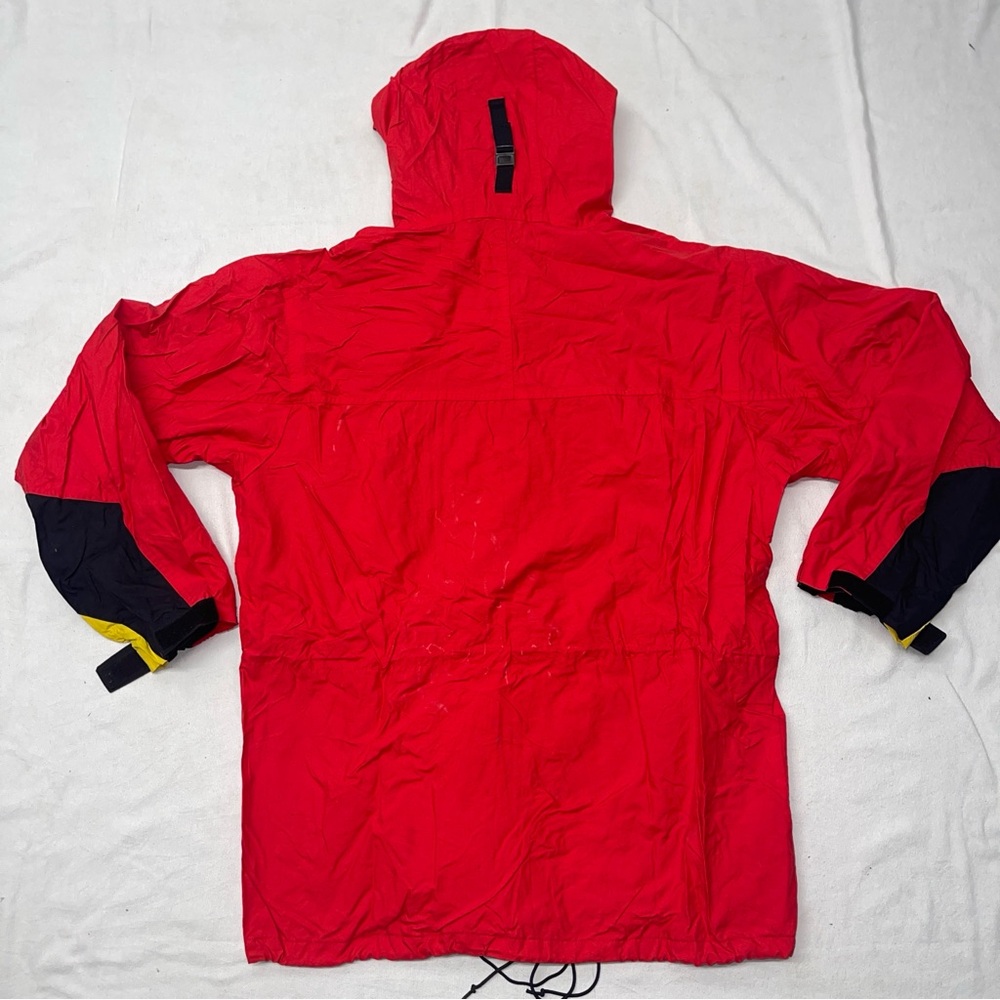 Vintage Marlboro Adventure Team Red Hooded Jacket Mens Large Windbreaker - Picture 11 of 12